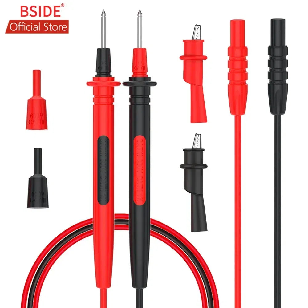 Bside Multimeter Test Leads For Bside (s11, S10, S20,x1 X2) Voltmeter, Banana Plug Wire Probes, Meet Catii 600v/10a Standard