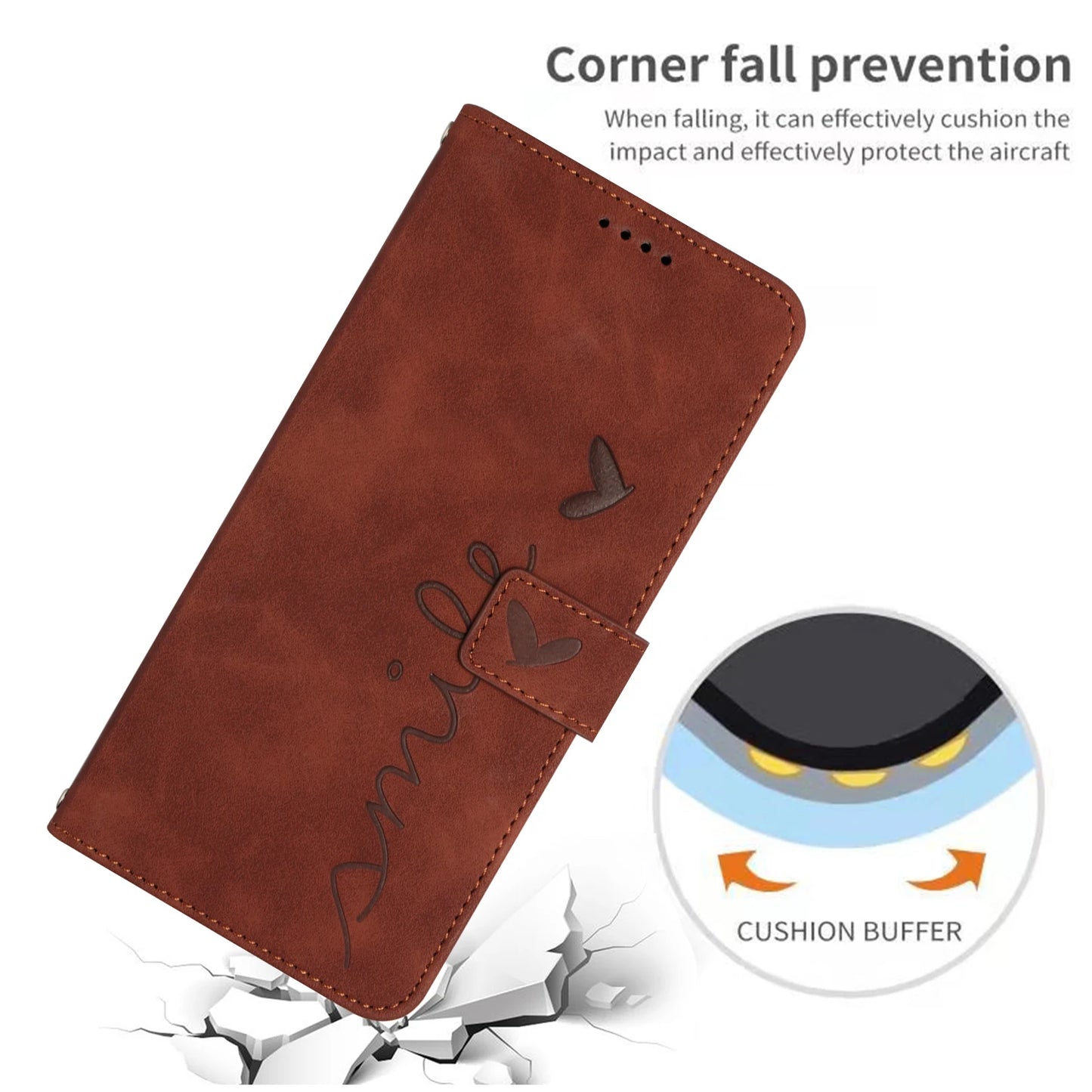 Color: Purple Pink, Ships From: China, Material: Abs - Love Heart Strap Leather Crossbody Phone Wallet Case Book Stand For Google Pixel 8 7 Pro 8a 7a 6a Girls Cute Shoulder Cover