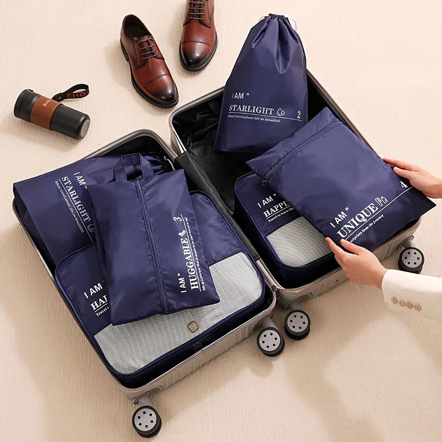 Color: Rose, Ships From: China - 6pcs, Packing Cubes Luggage Organizers, Travel Accessories