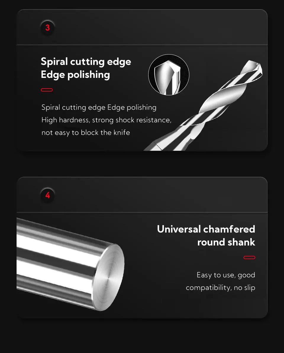 Hole Diameter: 13mm - Bb 0.3~2.02mm Micro Drill Solid Carbide Bit Mini Cnc Hole Making 3d Shank Diameter 4mm D4 Metal Steel Plastic 1pcs