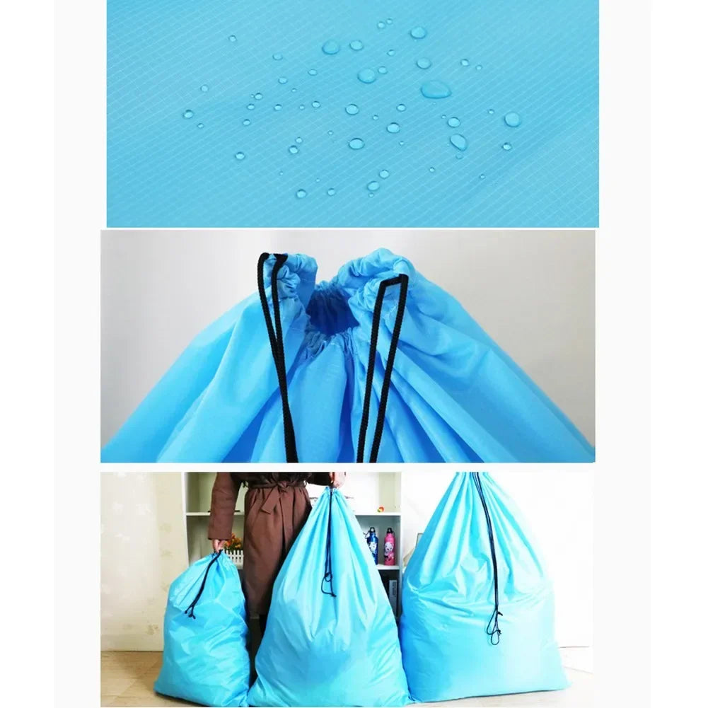 Color: Black, Ships From: China - Extra Large Durable Tear Resistant Laundry Bag Xl Dirty Laundry Organizer With Drawstring Laundry Room And Dorm Room Essentials