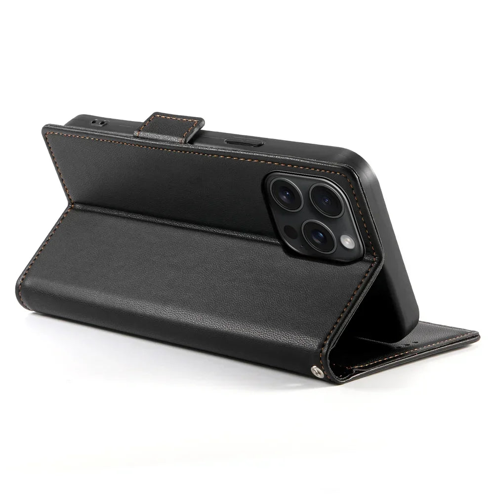 Color: Brown, Material: Canvas - Pu Leather Flip Phone Case For Iphone 16 15 Pro Max 16e 14 13 1211 Xs Max Xr X 8 7 Plus Se Kickstand Cards Solt Wallet Cover