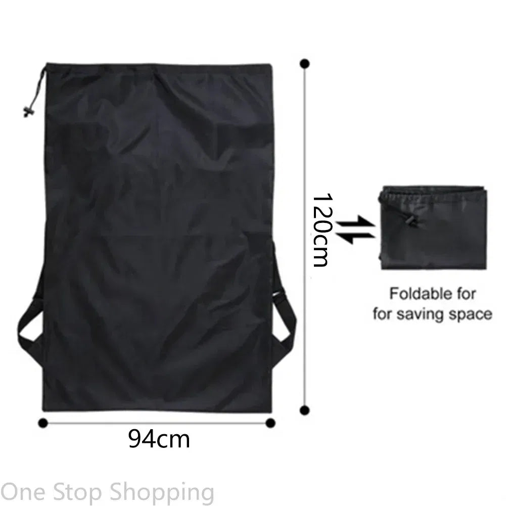 Color: Black, Ships From: China - Extra Large Durable Tear Resistant Laundry Bag Xl Dirty Laundry Organizer With Drawstring Laundry Room And Dorm Room Essentials
