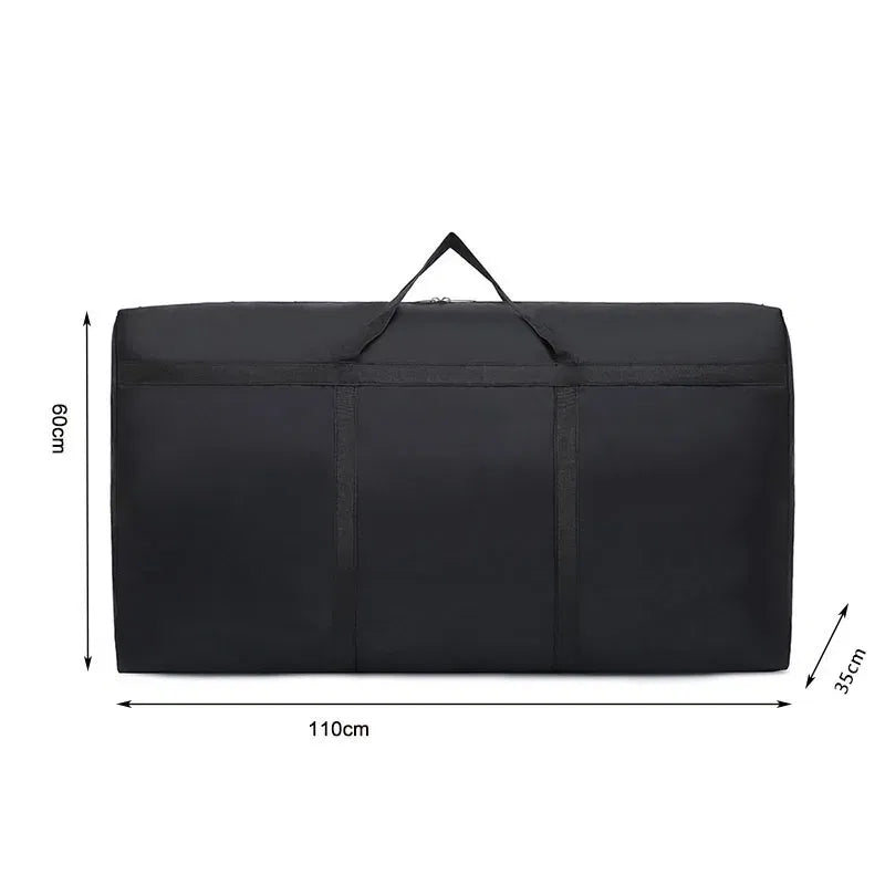 Super Large Capacity Travel Duffel Bag Foldable Luggage Travel Bag Waterproof Polyester Organizer Cloth Quilt Storage Bag