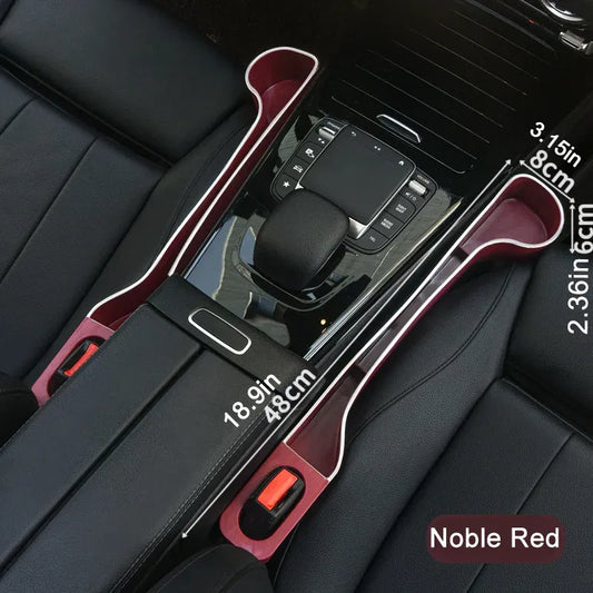 1 Pair Car Seat Gap Plug Strip Side Seam Car Seat Gap Filler Organizer Storage Box For Organizing Storing Interior Accessories