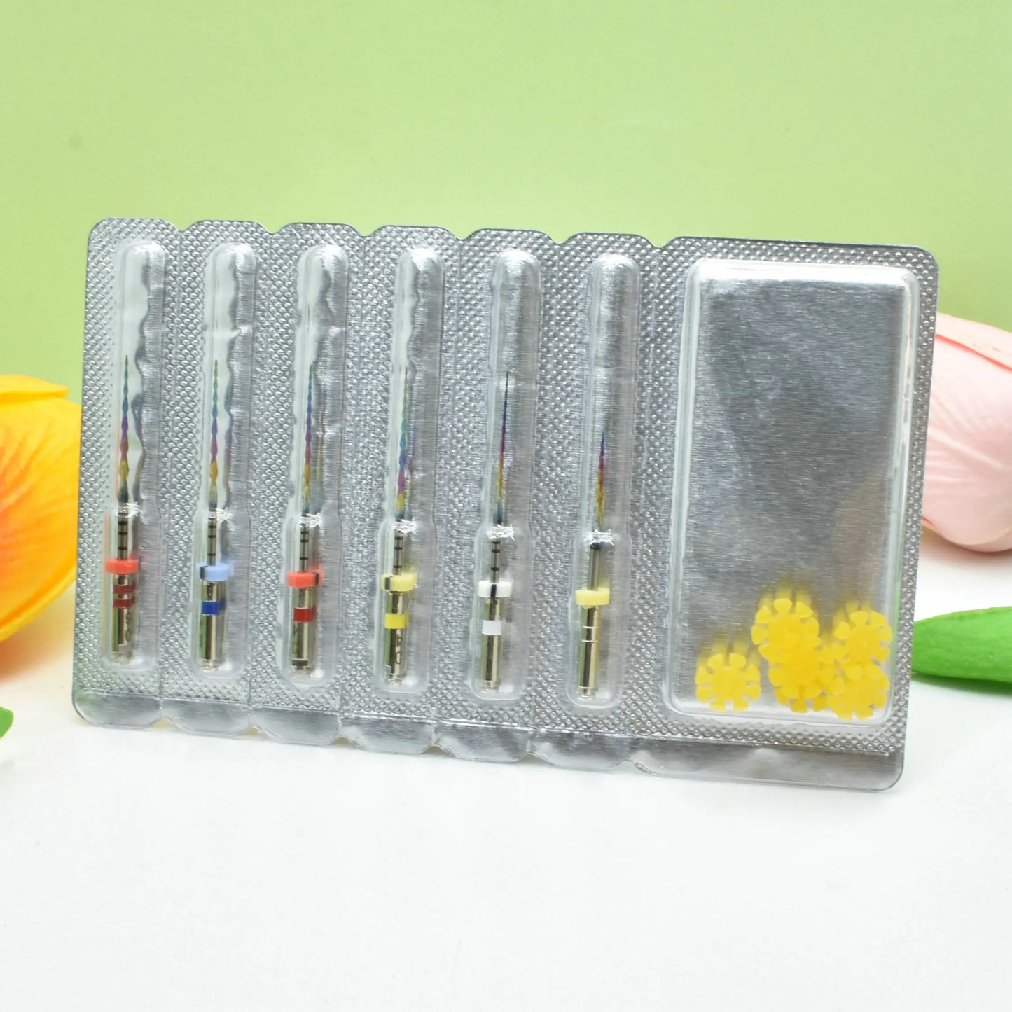 Color: Slate - Dental New Rotary Rainbow Files Thermal Activation Accessories Endodontic For Root Canal Files Cleaning Dentist Tool