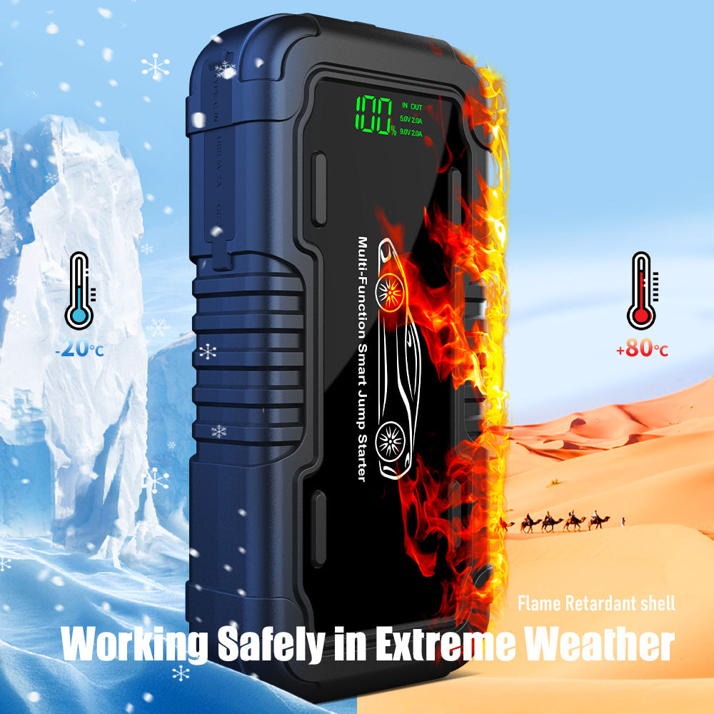 Specifications: Smart Electric Clamp Bottles, Capacity: 20000mah - Car 20000mah Emergency Start Power Supply With Led Lighting
