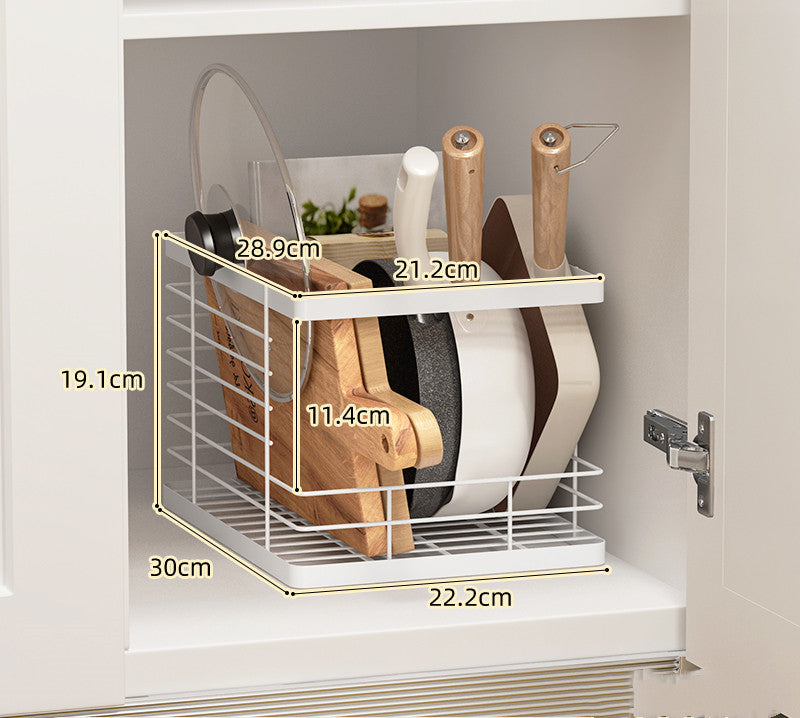 Style: Stackable Storage Rack - Kitchenware Sundries Box Sorting Basket Artifact