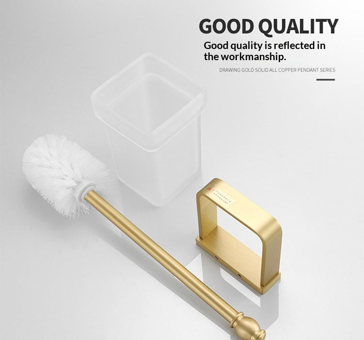 Size: Tissue Holder - Brushed Brass Solid Towel Rack Shelf