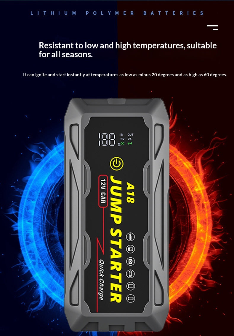 A18 Waterproof Car Emergency Start Power Supply
