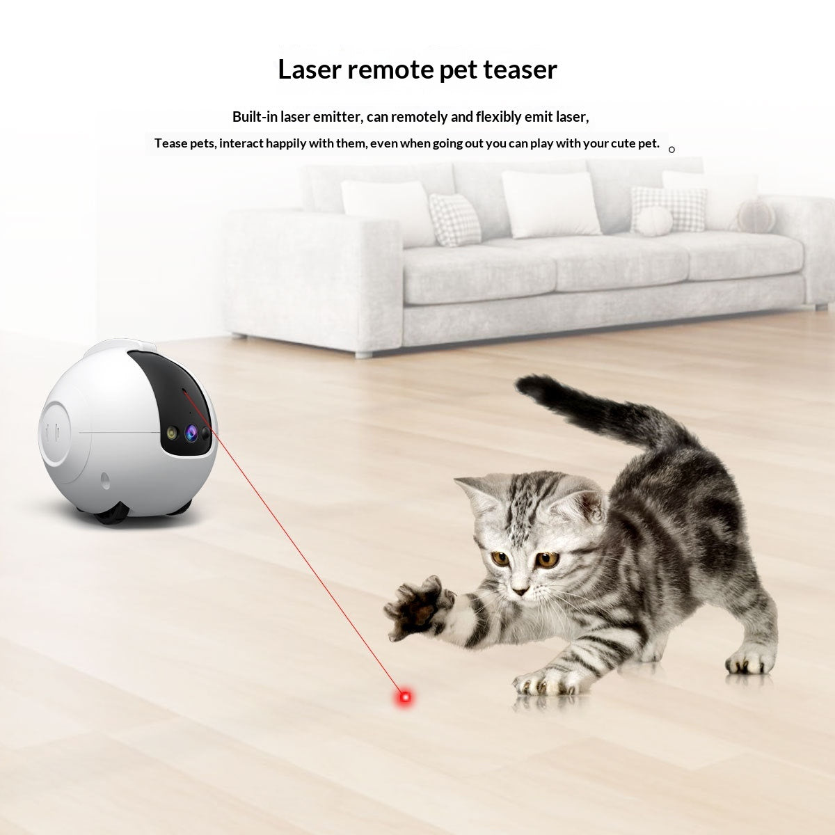 Specifications: Wifi, Power Supply: Eu - Pet Ai Smart Interactive Toy And Tumbler Monitor
