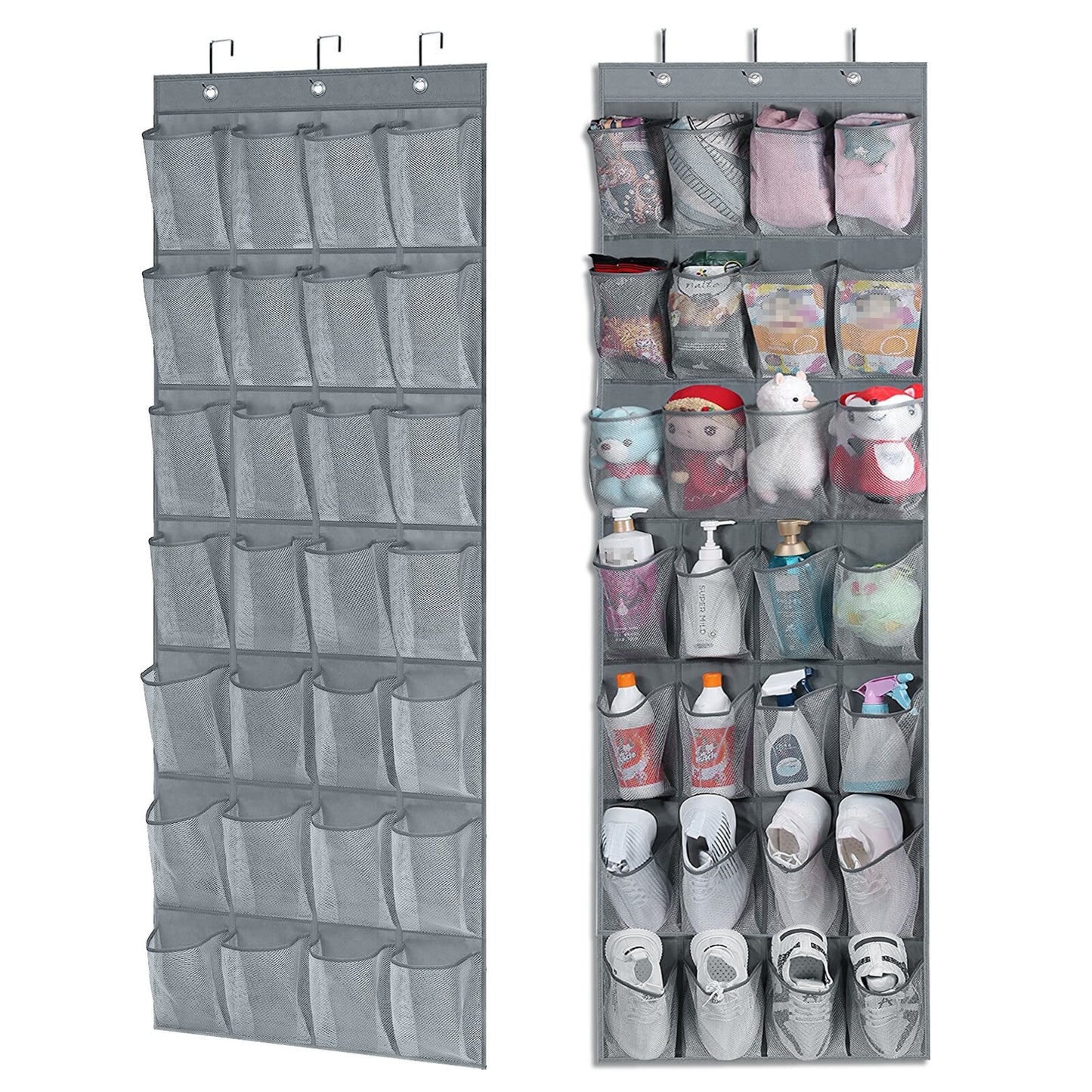 Over Door Shoe Organizer Rack Hanging Storage Holder Hanger Bag Closet 28 Pocket